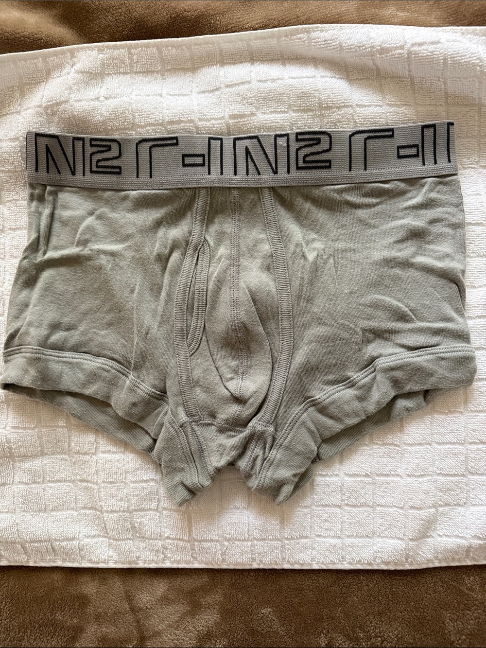 C-in2 Men's gray  Boxer Briefs with Contrast Waistband